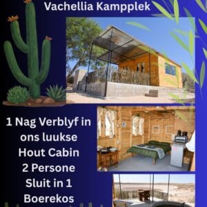 #3506 Vachellia Verblyf Cabine/aandete vir 2