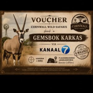 #5944 Gemsbokkarkas (85kg) Waarde:N$4300