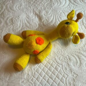 #7811 Handwerk, Handgemakte Wol Kameelperd Geel