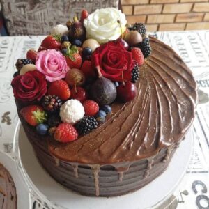 #7838 1x Groot Sjokolade Koek