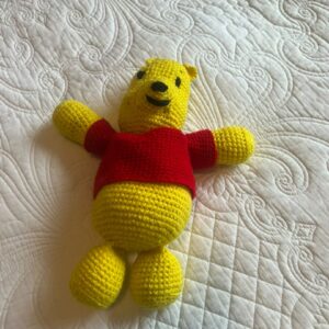 #7806 Handwerk, Handgemakte Wol beertjie (winnie the pooh)