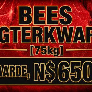 #5955 A3 Bees Agterkwart (75kg) Waarde:N$6500