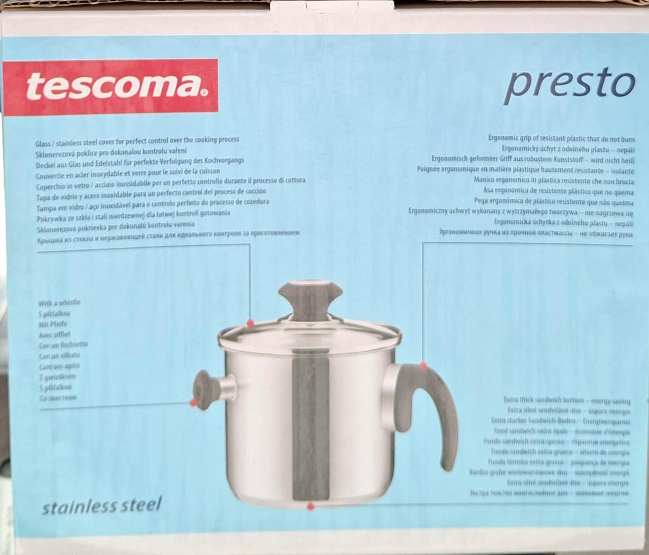 #0726 Tescoma presto stainless steel pot - Image 2