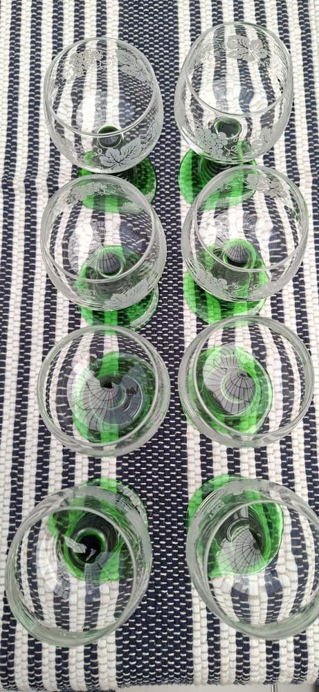 #0729 8x Glase ( groen steeljies ) - Image 2