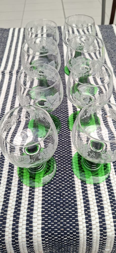 #0729 8x Glase ( groen steeljies ) - Image 3