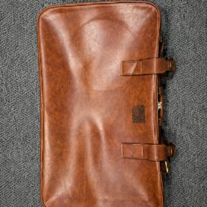 #0236 3x gebruikte outydse bruin Reistasse