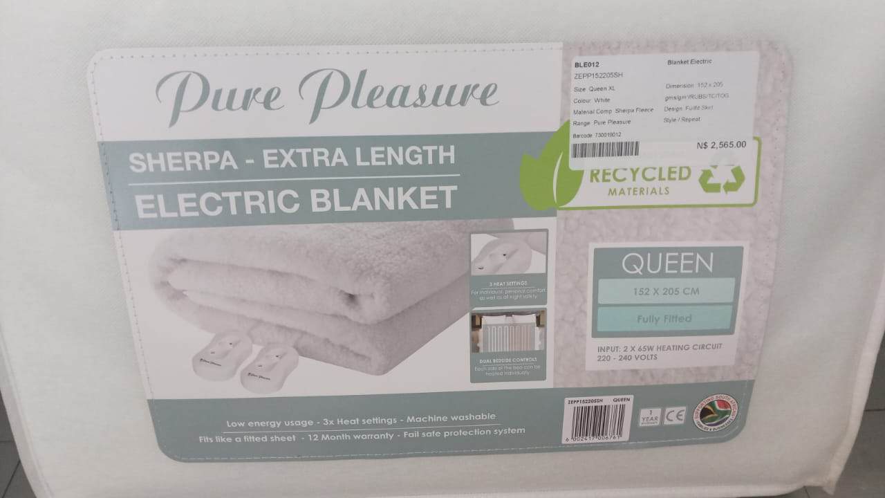 #0300 Queen size elektriese kombers