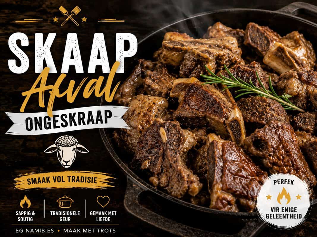 #0281 Almor Butchery-1 x Skaap Afval Geskraap