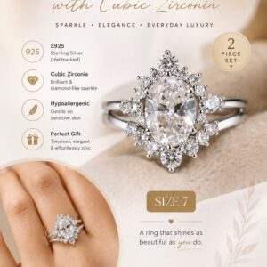 #2936 S925 Silver ring met Cubic Zirconia - size 7