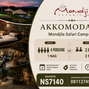 #2691: Mondjila Safari Camp Dinner, Bed & Breakfast